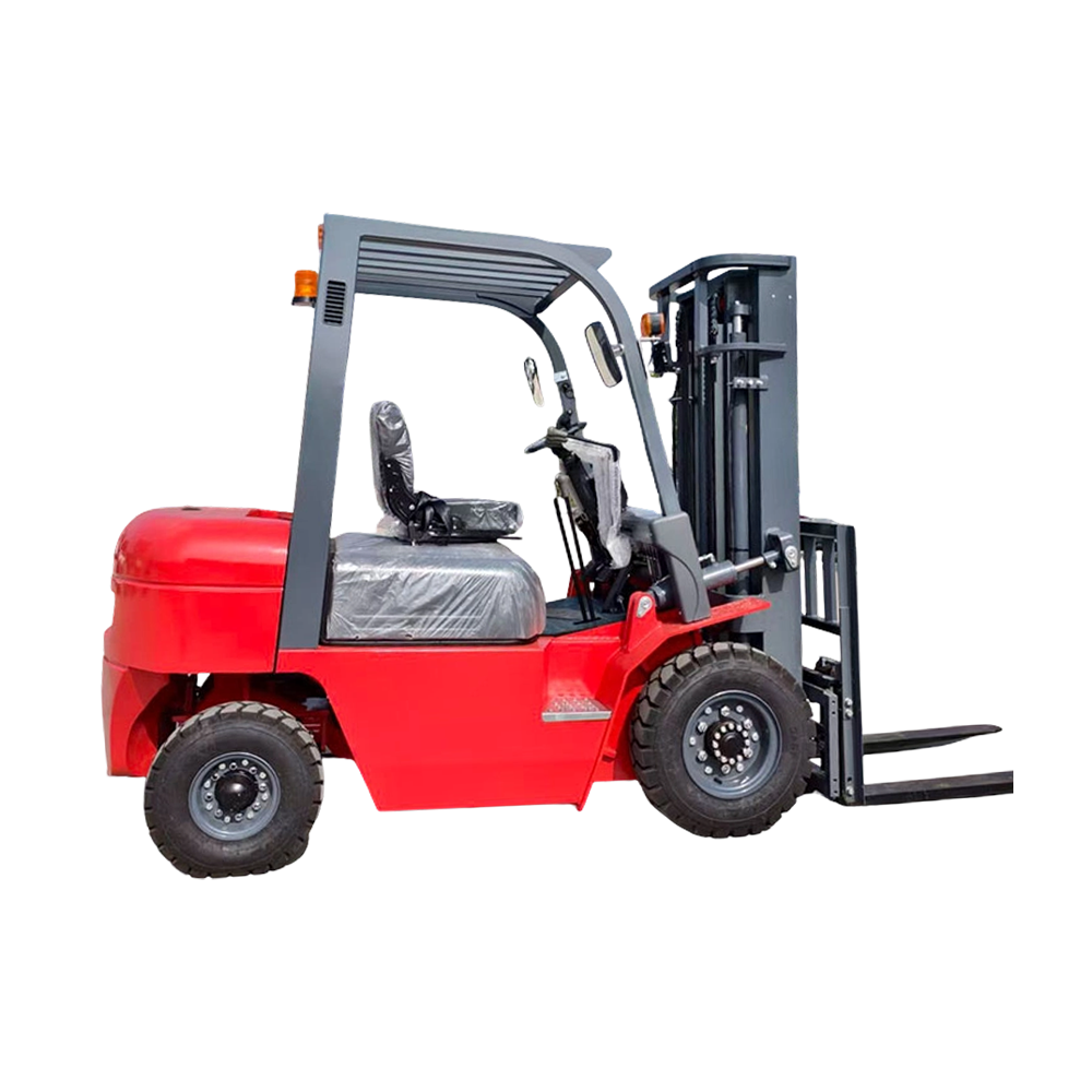 Karaniwang Taas 3m Inflatable na gulong 2.5 toneladang Diesel Forklift