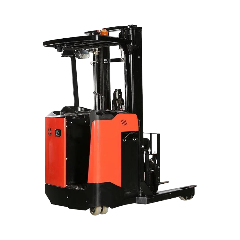 Baterya Operated Portable 1.2 Ton Stand Up Electric Reach Truck