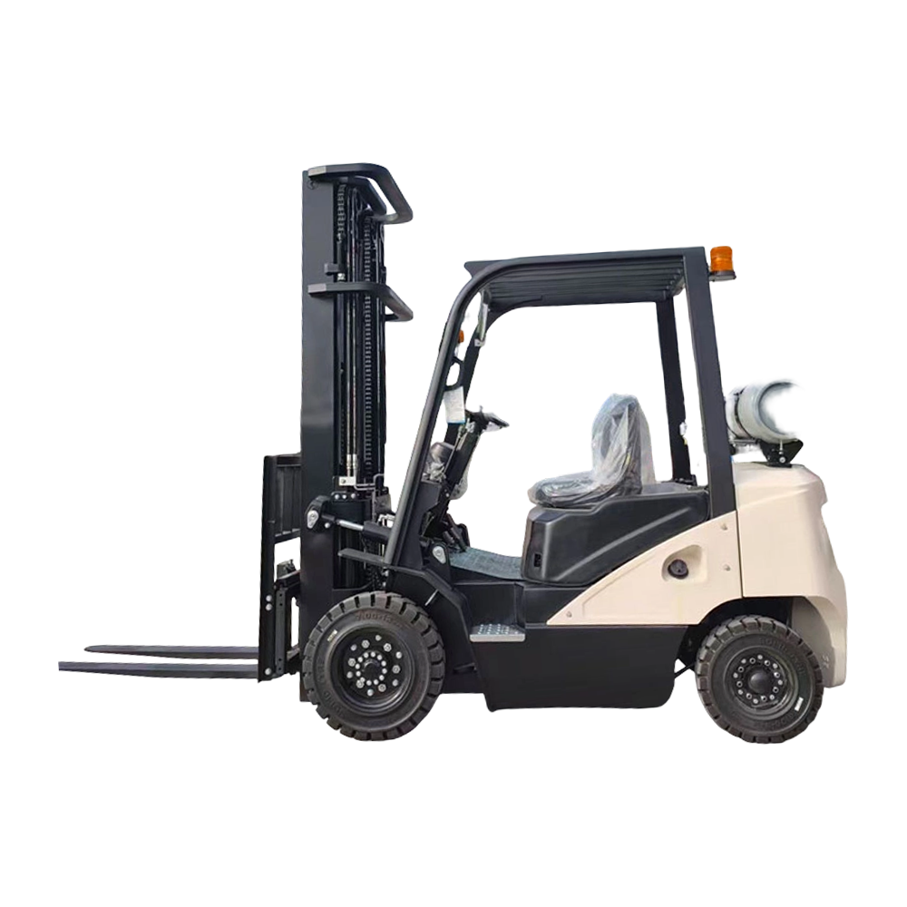 Auto Hydraulic Transmission 4 Wheels 2.5 Ton LPG forklift